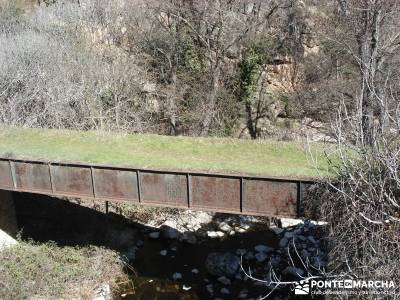 Azud del Mesto - Cascada del Hervidero;rascafria rutas senderistas brujula orientacion